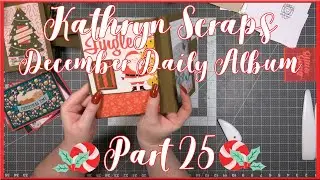 December Daily Wallet Album | Part 25 | Christmas in July 2023 | Kathryn Scraps Live
