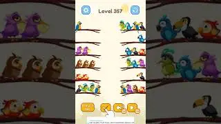 Bird Color Sort Puzzle Level 357 Solution
