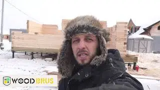 Дом из бруса 6х8 м «под усадку»