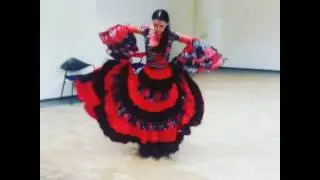 Roksana Oraniec - próba flamenco