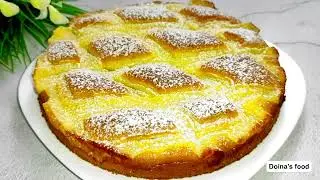 НЕЖНЫЙ ПИРОГ с ЗАВАРНЫМ КРЕМОМ