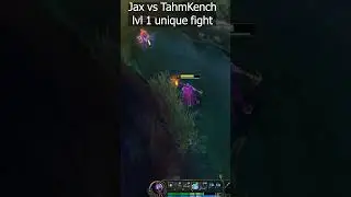 JAX VS TAHMKENCH UNIQUE 1V1!!? #shorts #leagueoflegends