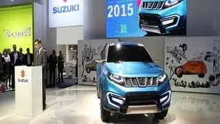 Suzuki IAA 2013 Press Conference Frankfurt - Unveiling the iV-4 concept car