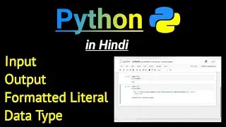 Input | Output | Data Type in Python | #pythonprogramming