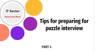 Tips For Preparing for Puzzle Interview