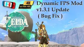 The Legend of Zelda: Tears of the Kingdom ~4K (2 X IR ) Dynamic 60FPS Patch v1.3.1 Update | Ryujinx