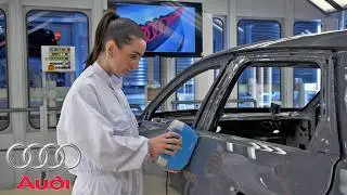 Audi A5 Avant & Sedan MHEV production in Germany - Hybrid car assembly