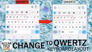 HOW TO CHANGE KEYBOARD LAYOUT FROM QWERTY TO QWERTZ ON ANDROID PHONE