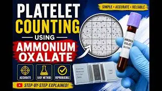Platelet Counting Using Ammonium Oxalate | Hemocytometer Method Explained for DSSSB/KVS/NVS/MLT