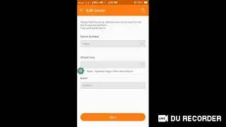 My Live stream with DU Recorder
