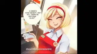 He- Here's your receipt sir! Will there be anything else?