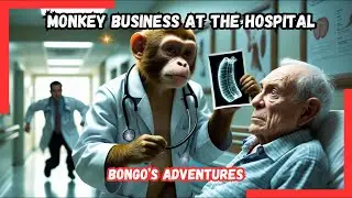 Monkey Business At The Hospital | Bongo's Adventures | AI Generated