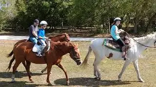 A trail ride Wednesday afternoon