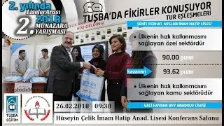 Tuşba Belediyesi 472 | Münazara-02 | Şehit Ferhat Arslan 92,00 ↔ 93,62 Vali Haydar Bey | 26.02.2018