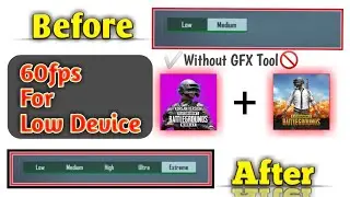 How to Get 60fps in Low Device | Without Apk or Gfx Tool | @FOXTERGAMING