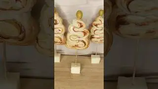 Aperitivo de Navidad 🎄 Pino de hojaldre muy FÁCIL 🎅🏼 #recetas #aperitivos #navidad #christmas #food