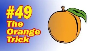 How To Do The Orange Trick - Magic Tricks With Household Items - Easy Tutorial