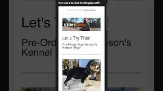 Visit BensonsKennel.com to purchase pups, new gear, and to read our USA Today article!!