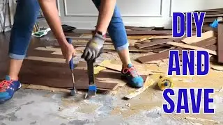 How to Remove Glued Wood Flooring and Engineered Wood Flooring on Concrete