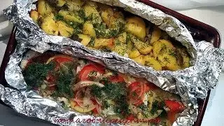 Пикша с картофелем