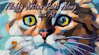Fluffy Kitten Paint Along