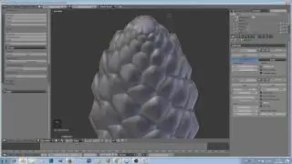 Blender Tutorial for Beginners: Pinecone modelling