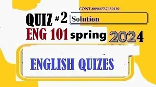 ENG 101 quiz 2 solution spring 2024|ENG101 quiz 2 solution spring 2024