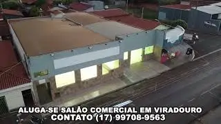 Salão Comercial para locação em Viradouro SP