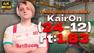 TRAIN! l KaiR0N- (24-12) rt:1.83 l EU FACEIT RANKED (train) | 