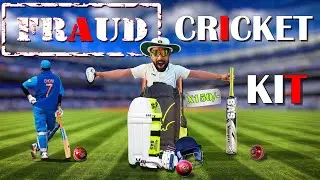 UNBOXING MS DHONI BAS CRICKET KIT | Flipkart Fraud😫