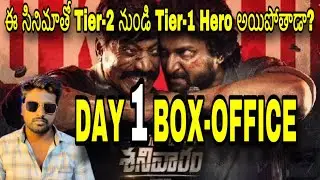 Saripodhaa Sanivaaram Day 1 collection / saripodhaa sanivaaram Day1 Box office / nani / sj surya