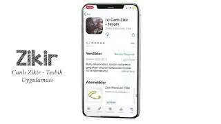 Canlı Zikir / Tesbih uygulaması