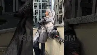 ✔Эксклюзивная шубка Мех норка Nafa сапфир✔Длина изделия 80см☑ В комплекте головной убор кубанка.
