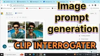 Generating Image prompts using HuggingFace Clip Interrogater