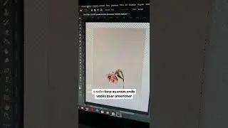 Preenchimento com reconhecimento de conteúdo l Tutorial curto do Photoshop#emilysouza #photoshop