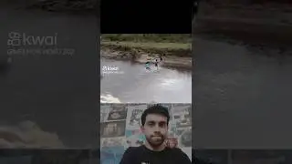 children playing with waves 😐#sumani #rain #floods #india #viral #instagram #funny #legend