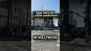 2024 AFL Early Ladder Predictions (Ft: Hollywood Walk Of Fame) #afl #aflpredictions