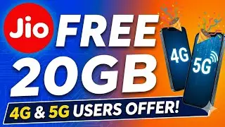 Jio Free Data 2026🔥 Claim 20GB Free Data 😱 New Offer for 4G & 5G Users