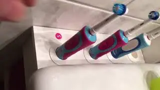 Oral-B electric toothbrush docking station mount