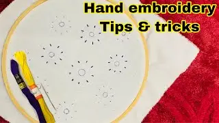 #Mummu’sfood&craft# Hand embroidery 🧵 learn embroidery 🧵 tricks and tips for embroidery 🧵