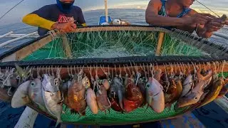 Sari-Saring Isda Pinain Malalaking Isda Nahuli Ng Team Kadagat