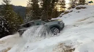 Dacia Duster 2025 in Snow Off road vs Suzuki Jimny