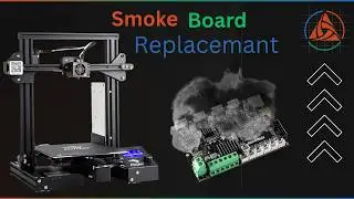 Ender 3 Pro magic smoke board replacment and fine tuning 3D printer repair FDM