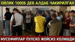 ⚡️ТЕЗКОР! ОЙЛИК 1000$ ИШ БОР ДЕСА ИШОНИБ БОРМАНГ ЭХТИЁД БУЛИНГ МУСОФИРЛАР Мигрантлар Учун Янгиликлар