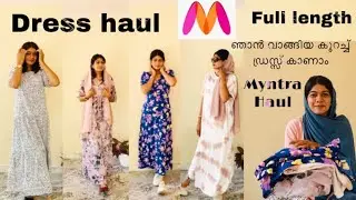 Dress haul | Maxi dress haul | Myntra haul | full length dress | summer dress haul | modest wear