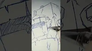 как нарисовать skibidi туалет с катанами (Я не знаю как по-другому его назвать)