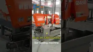 How to cutting mass rebar fastly ? #rebar sawing machine