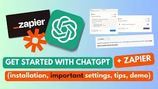 ChatGPT plugins | ChatGPT zapier plugin FULL TUTORIAL (important settings)