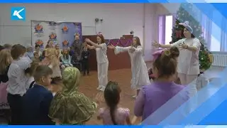 28 12 2022 В Киселёвском политехническом техникуме прошло новогоднее представление