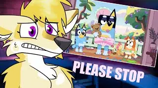 FURRY reacts to BLUEY'S Stinky Diaper